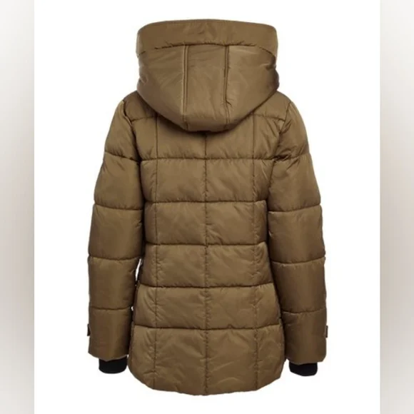 NWT Steve Madden | Olive Puffer Coat, Size XL (Plus) - Picture 2 of 4